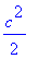 1/2*c^2