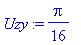 Uzy := 1/16*Pi