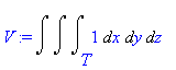 V := Int(Int(Int(1,x = T .. ``),y = `` .. ``),z = `` .. ``)