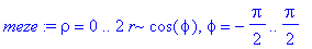 meze := rho = 0 .. 2*r*cos(phi), phi = -1/2*Pi .. 1/2*Pi
