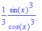 1/3*sin(x)^3/cos(x)^3