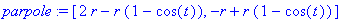 parpole := [2*r-r*(1-cos(t)), -r+r*(1-cos(t))]