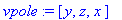 vpole := [y, z, x]