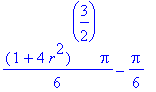 1/6*(1+4*r^2)^(3/2)*Pi-1/6*Pi