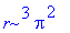 r^3*Pi^2