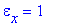 epsilon[x] = 1